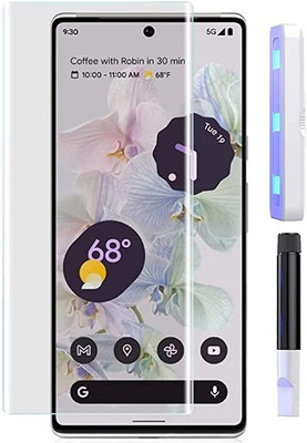 HIE POWER Edge To Edge Tempered Glass for Google Pixel 7 Pro 5G-UV | Bubble Free Installation |(Pack of 2)