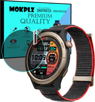 MOKPLZ Screen Guard for AMAZFIT CHEETAH PRO SMARTWATCH(Pack of 1)