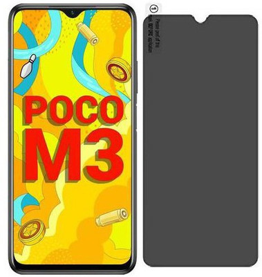 S enterprises Impossible Screen Guard for Poco M3 4GB RAM(Pack of 1)