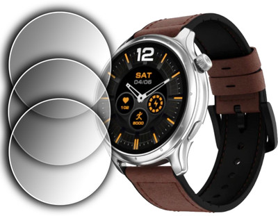EJZATI Edge To Edge Screen Guard for NOISEFIT CREW PRO SMARTWATCH, SCREEN GUARD(Pack of 3)