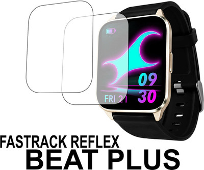TWUAOP Screen Guard for FASTRACK REFLEX BEAT PLUS(Pack of 2)