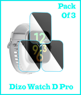 HIDEOUS Screen Guard for DIZO WATCH D PRO(Pack of 3)