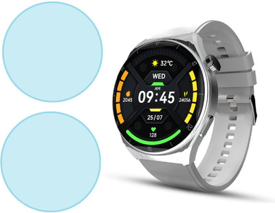 CUBES Screen Guard for BeatXP Vega X Smart watch | 1.43 Inch | Soft and Flexible | Touch Sensitive | Unbreakable | Ultra Thin High Grade Hydrogel TPU Film ( Not a Tempered Glass )(Pack of 2)
