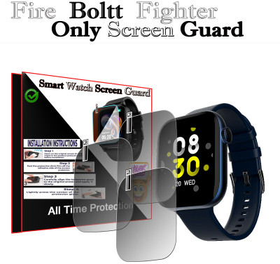 HIDEOUS Screen Guard for Fire Boltt Fighter(Pack of 3)