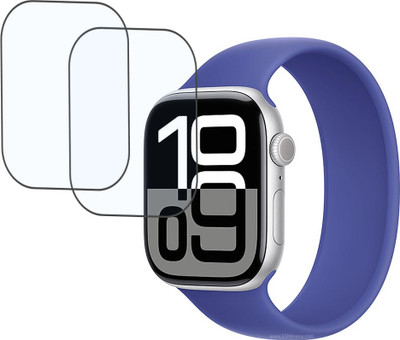DVTECH Screen Guard for Apple Watch Series 10 Aluminum Crystal Clear(Pack of 2)