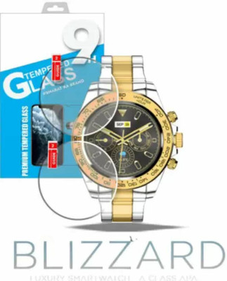 ICROMECK Screen Guard for Fire Boltt Blizzard SMARTWATCH(Pack of 2)