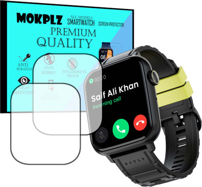 MOKPLZ Screen Guard for BOULT DRIFT 2 SMARTWATCH(Pack of 2)