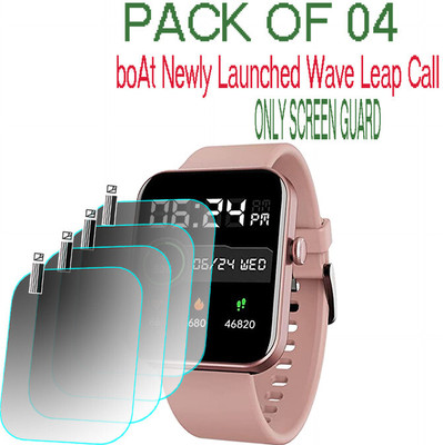 HIDEOUS Screen Guard for boAt Wave Leap Call(Pack of 4)