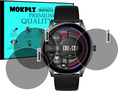 MOKPLZ Screen Guard for PEBBLE COSMOS BOLD SMARTWATCH(Pack of 3)