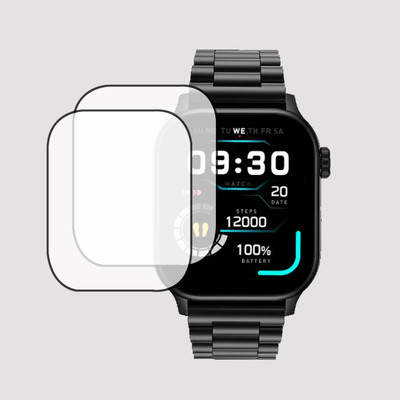 ejzatex Screen Guard for FIRE BOLTT RISE LUXE SMARTWATCH, SCREEN GUARD(Pack of 2)