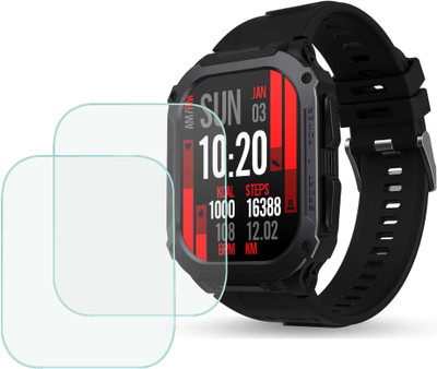 MOKPLZ Screen Guard for PEBBLE BRAVO SMARTWATCH(Pack of 2)