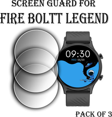 EJZATEX Screen Guard for FIRE BOLTT LEGEND SMARTWATCH(Pack of 3)