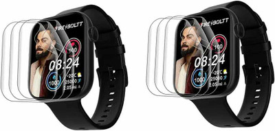 Guardor Screen Guard for fire boltt ring 3 Smart Watch Screen Guard Scratch Guard Full Screen Unbreakable Screen Guard Pack Of 6(Pack of 6)