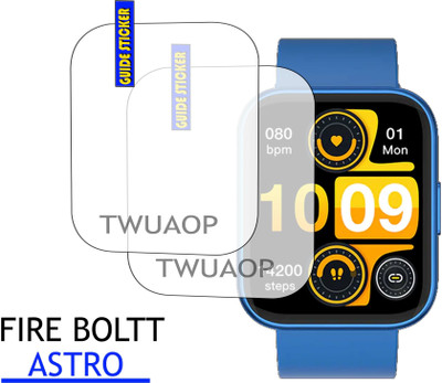 TWUAOP Screen Guard for FIRE BOLTT ASTRO(Pack of 2)