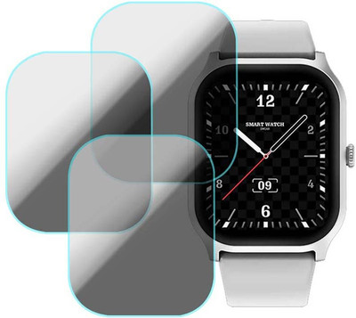 MOKPLZ Screen Guard for FIRE BOLTT HUNTER SMARTWATCH(Pack of 3)