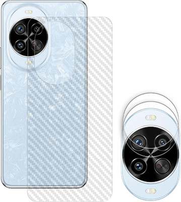 SOMTONE Back Screen Guard for Huawei nova 14 Pro 5G Camera Lens Glass Protector | Anti-Scratch | Edge to Edge Full Coverage ( BACK CARBON FIBER SKIN + CAMERA LENS PROTECTOR )(Pack of 2)