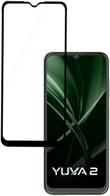 HUPSHY Edge To Edge Tempered Glass for Lava Yuva 2(Pack of 1)