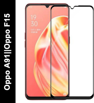 Flipkart SmartBuy Edge To Edge Tempered Glass for Oppo A91, Oppo F15(Pack of 1)