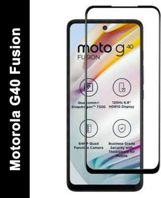 SRT Tempered Glass Guard for Moto G40 Fusion(Pack of 1)