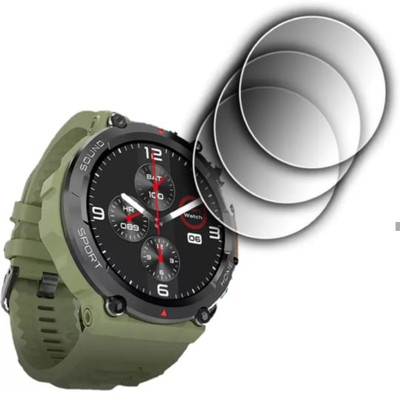 DOWRVIN Tempered Glass Guard for FIRE -BOLTT ARTILLERY ( R) SMART WATCH TEMPERED GLASS (PACK OF 3)(Pack of 3)