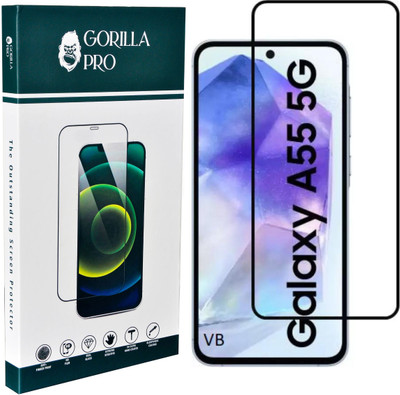 GORILLA PRO Tempered Glass Guard for SAMSUNG Galaxy A55 5G(Pack of 1)