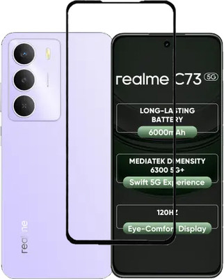HOBBYTRONICS Tempered Glass Guard for realme C73 5G, realme C73, Realme C73 5G, Realme C73(Pack of 1)
