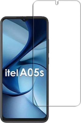 KHWABEEDA Tempered Glass Guard for ITEL A05S FRONT TEMPERED GLASS(Pack of 1)