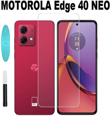 GDBUY Edge To Edge Tempered Glass for Motorola Edge 40 NEO, MOTOROLA edge 40 NEO, Moto Edge 40 NEO(Pack of 1)