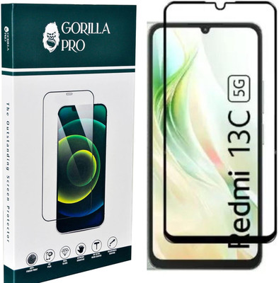 GORILLA PRO Tempered Glass Guard for Redmi 13C 5G, Redmi 13C 4G, Poco C65-(Pack of 1)