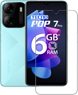 INFINITYWORLD Tempered Glass Guard for Tecno POP 7 Pro(Pack of 1)