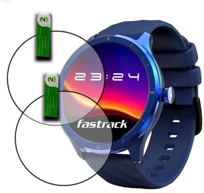 ZIDZEE Tempered Glass Guard for FASTRACK REVOLTT FR2 SMART WATCH SCREEN GUARD (P-2)(Pack of 2)