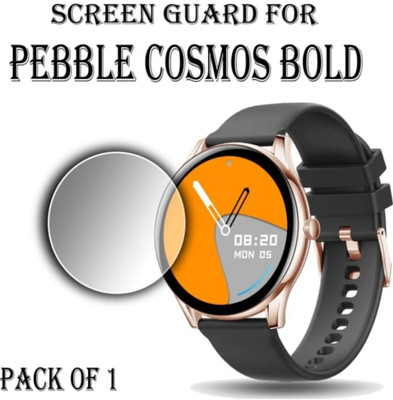 DB Tempered Glass Guard for Pebble cosmos bold smart watch(Pack of 1)