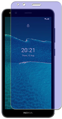 ARBAN Tempered Glass Guard for Nokia C01 Plus FRONT ANTI BLUE(Pack of 1)