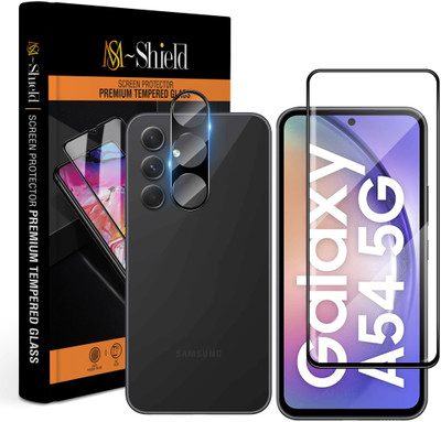 KLAH Tempered Glass Guard for Samsung Galaxy A54 5G, With Camera Lens Protector(Pack of 1)