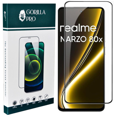 GORILLA PRO Tempered Glass Guard for Realme NARZO 80x 5G(Pack of 1)