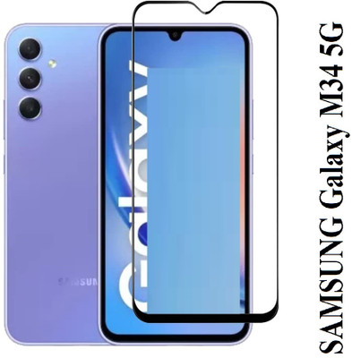 DSCASE Tempered Glass Guard for Samsung Galaxy M34 5G(Pack of 1)