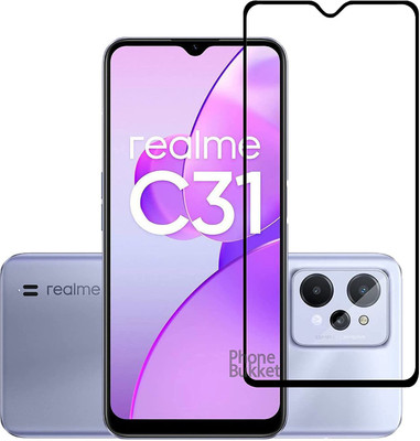 NIMMIKA ENTERPRISES Edge To Edge Tempered Glass for Realme C31 D+ Tempered Glass(Pack of 1)