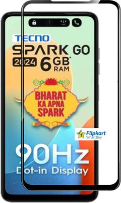 Flipkart SmartBuy Tempered Glass Guard for Tecno Spark Go 2024(Pack of 1)