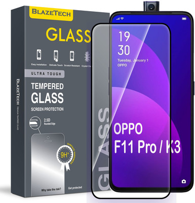 BlazeTech Tempered Glass Guard for Oppo F11 Pro(Pack of 1)