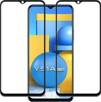 Qyist Tempered Glass Guard for Vivo Y51A(Pack of 2)
