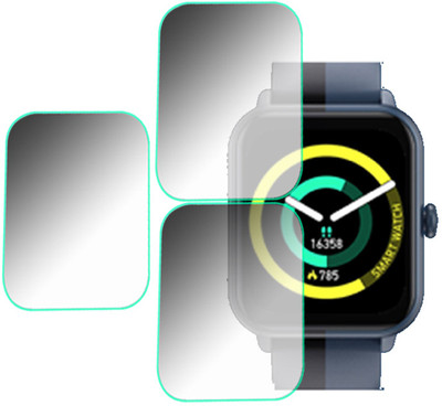 daffin Tempered Glass Guard for DIZO Watch D2(Pack of 3)