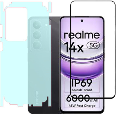 VAYUVAULT Tempered Glass Guard for realme 14x 5G(Pack of 2)