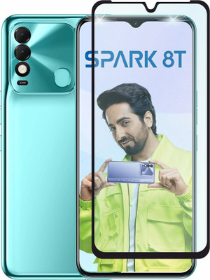 leeon Tempered Glass Guard for Tecno Spark 8T(Pack of 1)