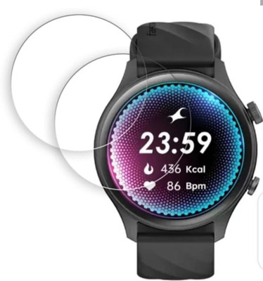 KHWABEEDA Tempered Glass Guard for FASTRACK VIVID PRO SMART WATCH TEMPERED GLASS( PACK OF 2)(Pack of 2)