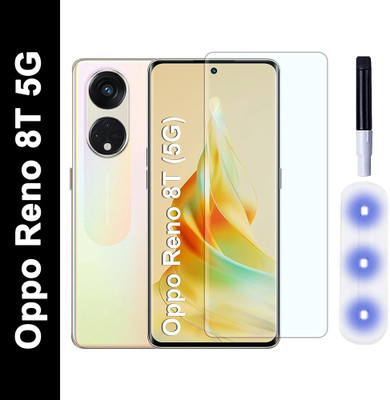 skyunion Tempered Glass Guard for OPPO Reno8T 5G(Pack of 1)