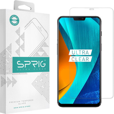 Sprig Tempered Glass Guard for OnePlus 6, OnePlus 6, OnePlus 6(Pack of 1)