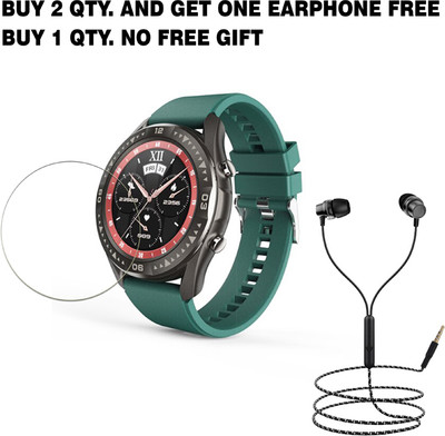 SOMTONE Tempered Glass Guard for G1 Smart Watch BUY 2 QTY AND GET ONE EARPHONE FREE(Pack of 1)