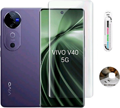 GORILLA PRO PLUS Tempered Glass Guard for VIVO V40 5G Tempered Glass | 9H Full Glue Full HD, Anti Scratch Screen Guard For VIVO V40 5G(Pack of 1)