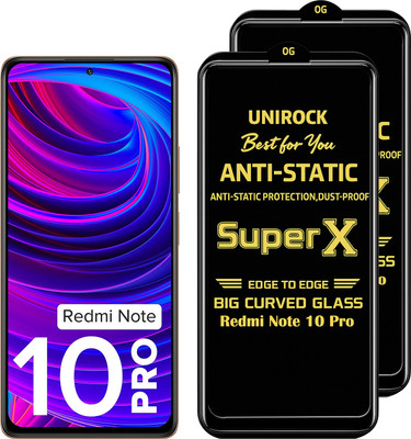 Unirock Tempered Glass Guard for Redmi Note 10 Pro(Pack of 3)