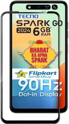 Flipkart SmartBuy Tempered Glass Guard for Tecno Spark Go 2024(Pack of 1)
